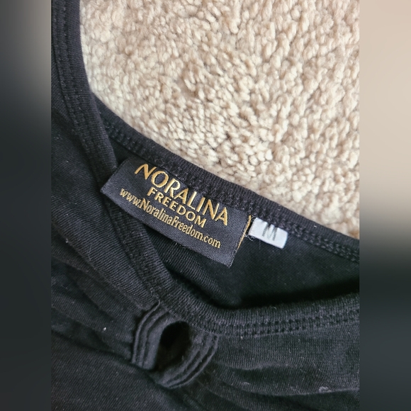 Black Crop Top and Asymmetrical Skirt Set - Picture 8 of 8